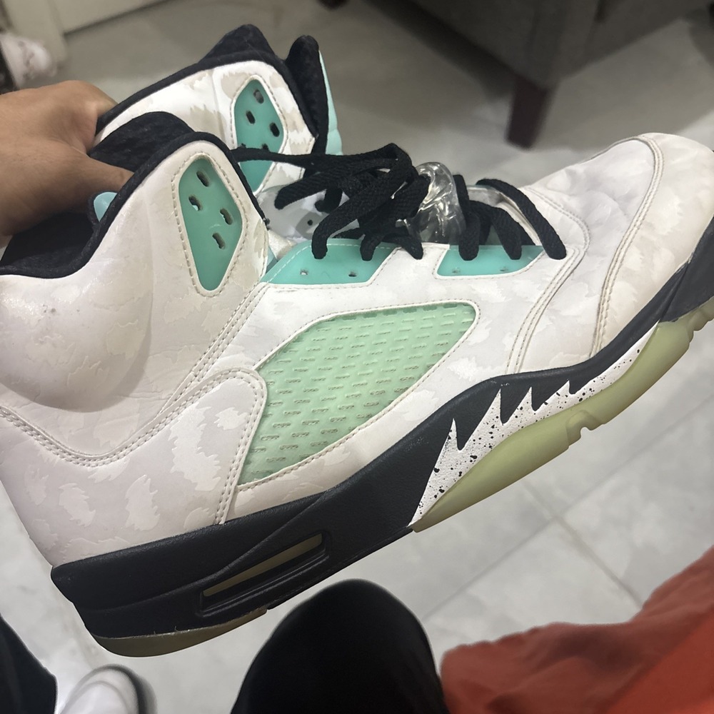 Size 13 - Air Jordan 5 Retro Island Green